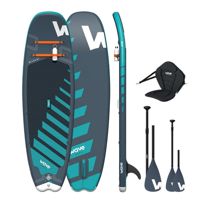 Wildcat SUP & Kayak | Inflatable Stand-Up Paddleboard | Kids SUP Package | 8.6ft Paddleboards Wave Sups Navy 8'6ft | 260x75x10cm (102x29.5x4") data-contona-source