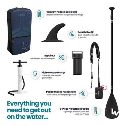 Woody 2.0 SUP | Inflatable Paddleboard | 10'9ft Paddleboards Wave Sups