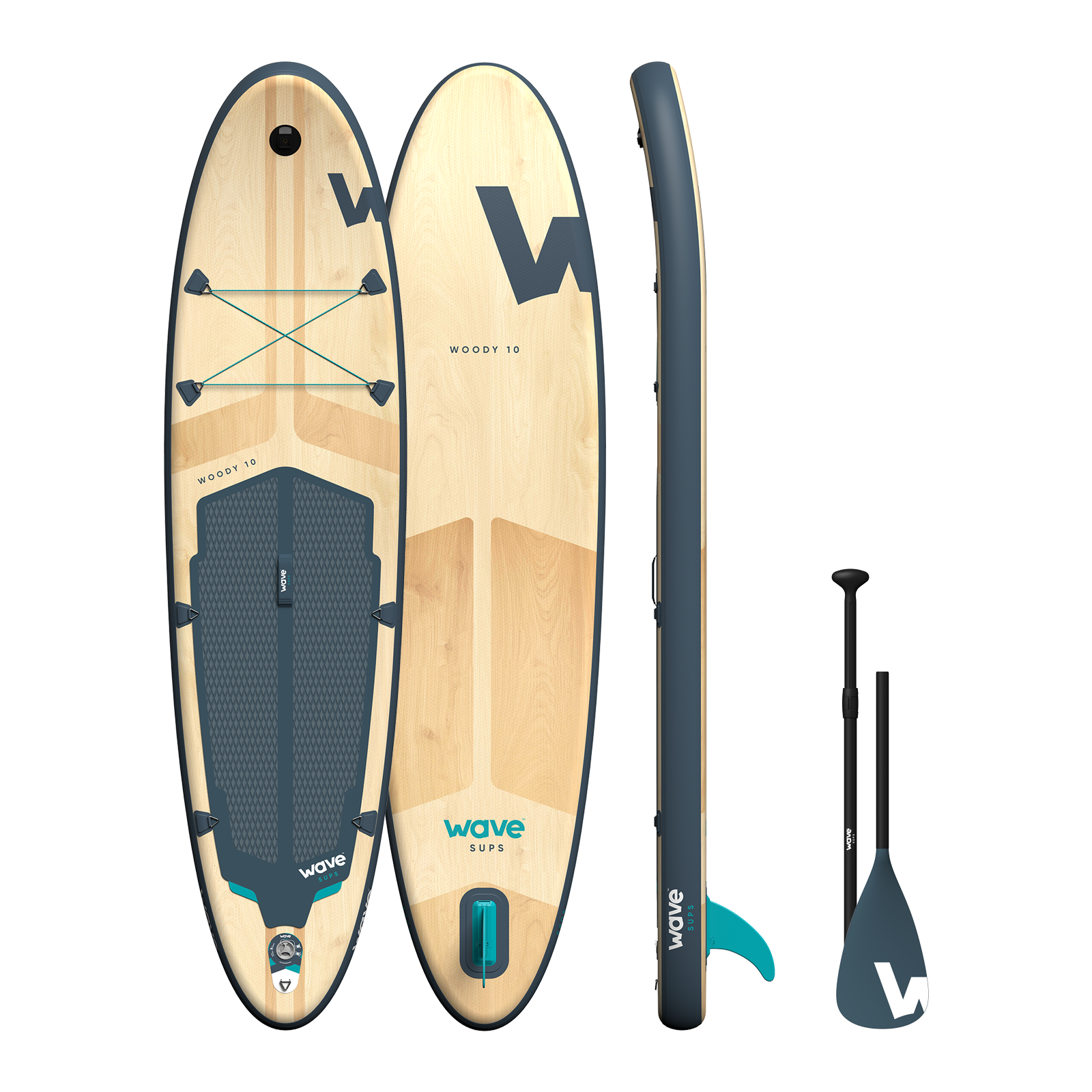 Woody Package | Navy iSUP 10ft/11ft