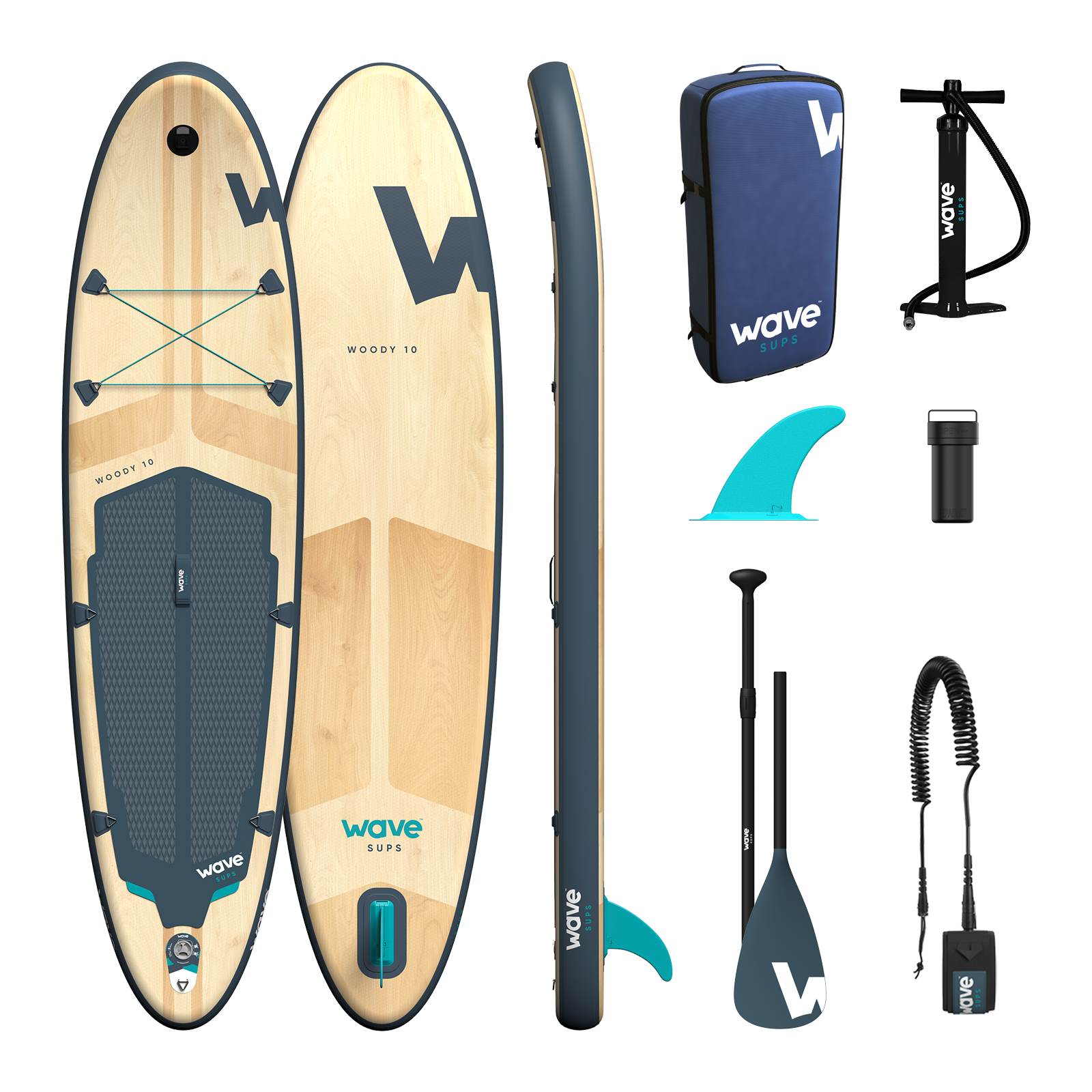 Woody Package | Navy iSUP 10ft/11ft