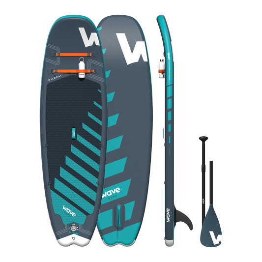 Wildcat Surf Package | Navy iSUP 8.6ft - Wave Sups Inflatable Paddle boards 1600